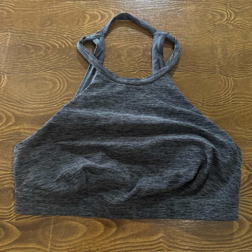 Alo Yoga Alosoft Sportsbra - Dark Heather Grey
